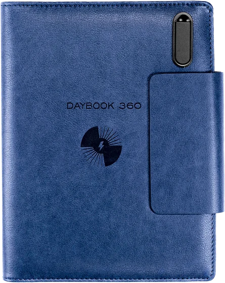 Navy DAYBOOK 360, front cover